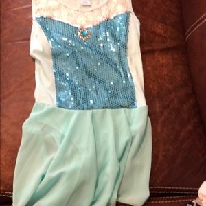 Elsa skirted leotard